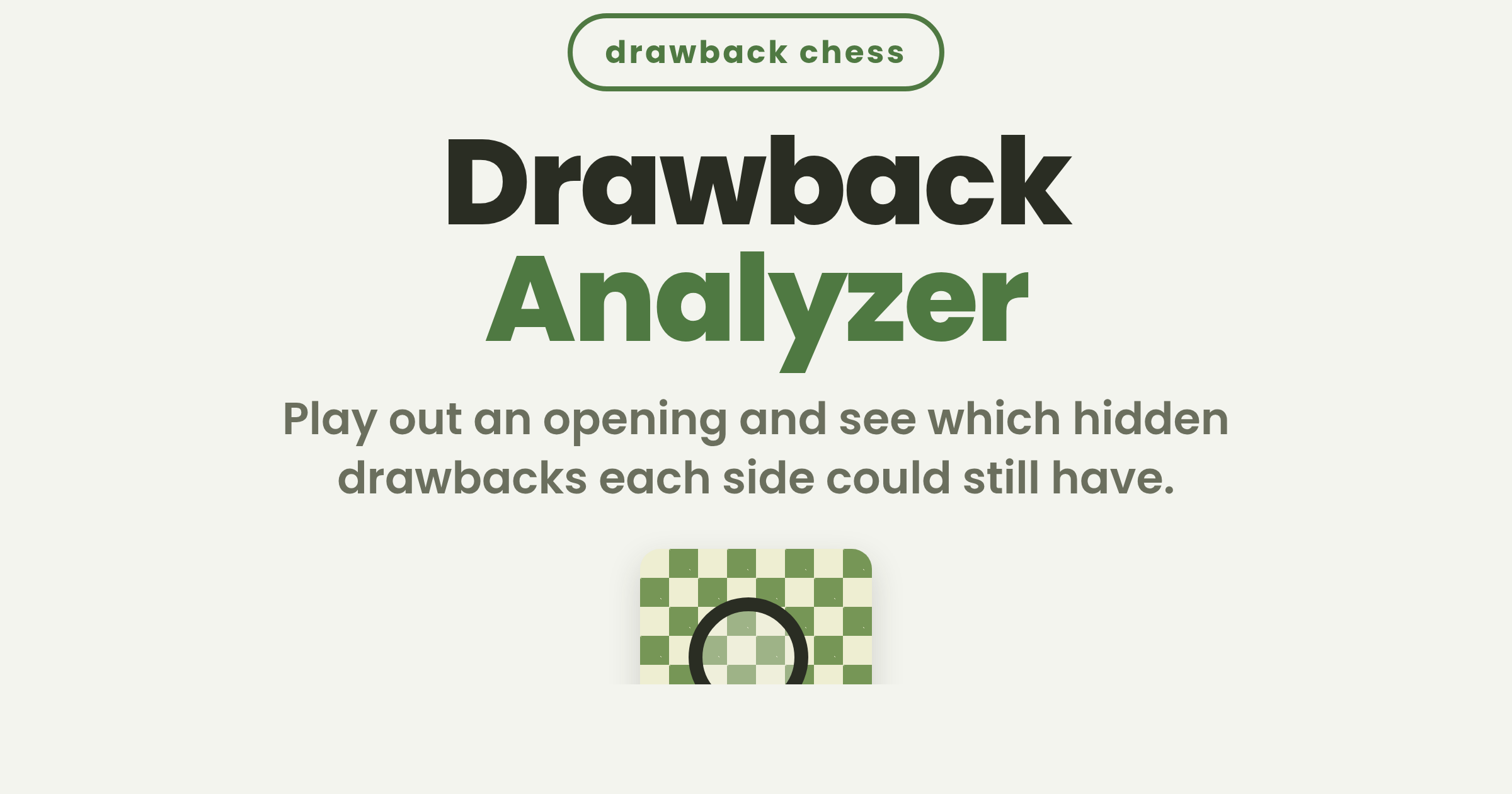 Drawback Analyzer — see which Drawback Chess drawbacks each side could still have