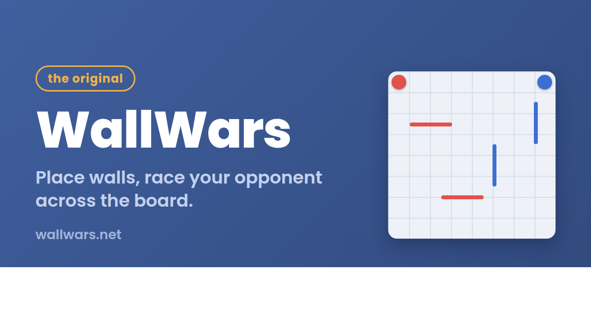WallWars — the original version of the Wall Game